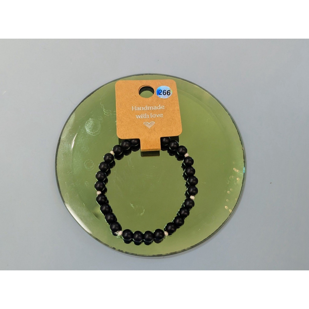 Onyx & 925 Silver Bracelet